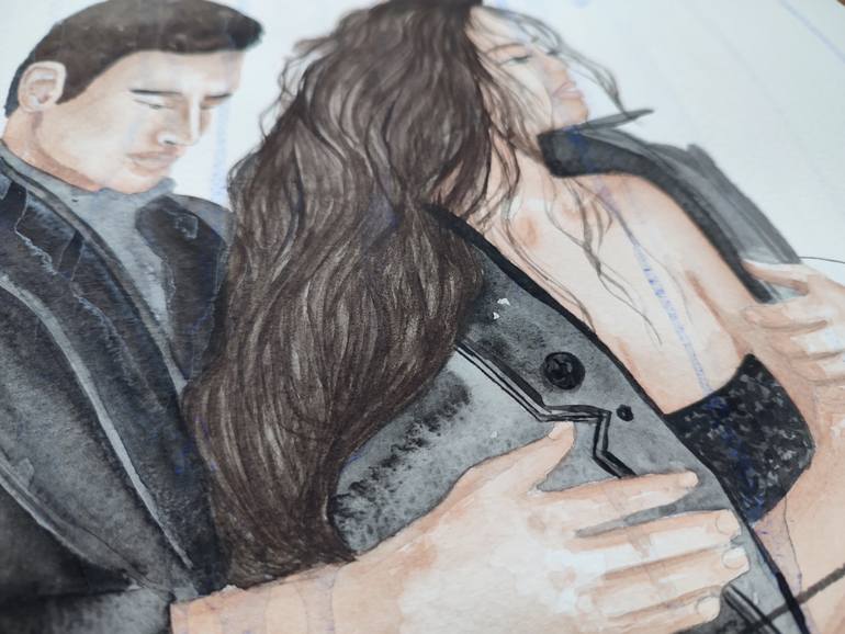 Original Illustration People Drawing by Alina Makarova