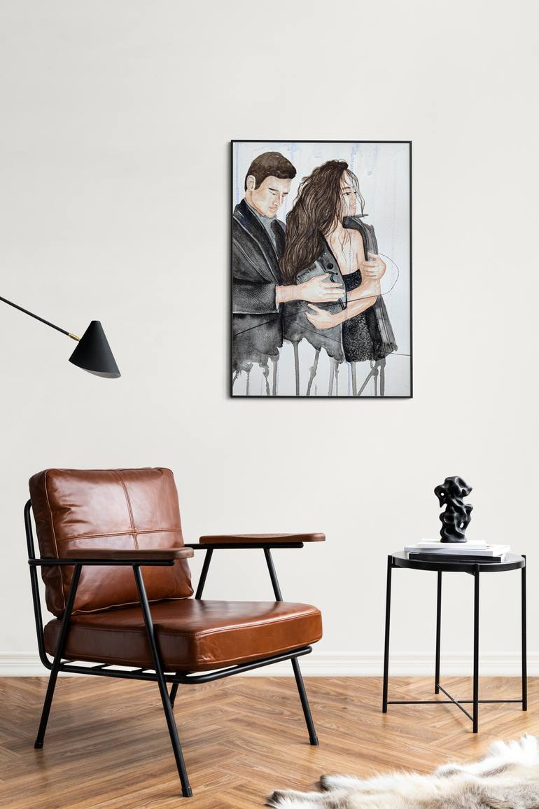 Original Illustration People Drawing by Alina Makarova