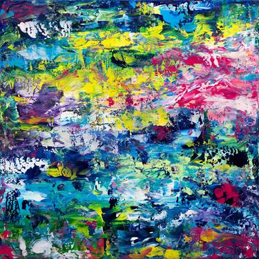 Original Abstract Expressionism Abstract Paintings by Kateryna Bukhvalova