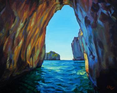 Original Contemporary Seascape Painting by Cynthia Celone