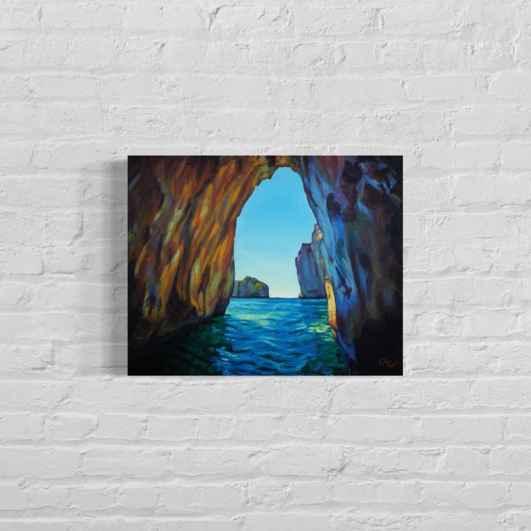 Original Contemporary Seascape Painting by Cynthia Celone