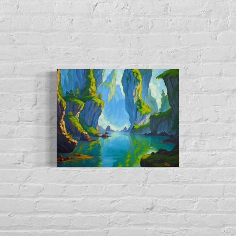 Original Contemporary Landscape Painting by Cynthia Celone