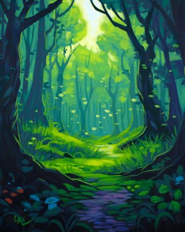 Original Contemporary Landscape Painting by Cynthia Celone
