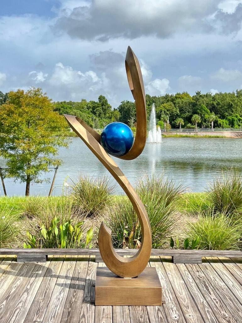 Original Abstract Sculpture by Eugene Perry