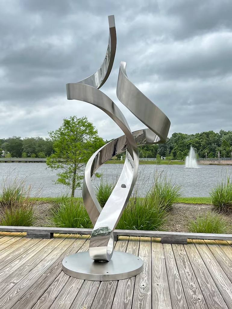 Original Abstract Expressionism Abstract Sculpture by Eugene Perry