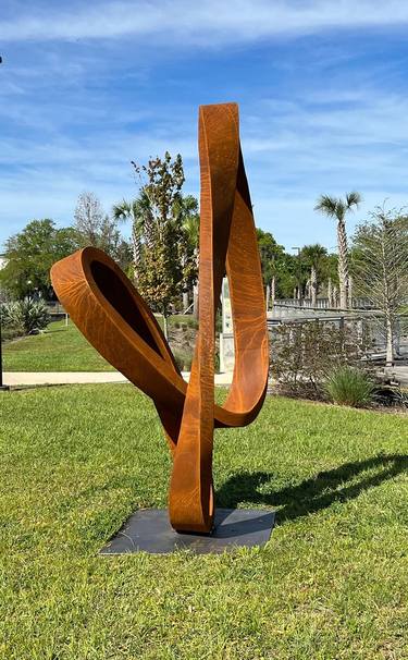 Original Art Deco Abstract Sculpture by Eugene Perry