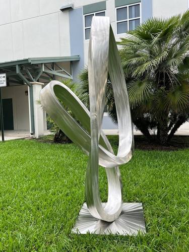 Original Art Deco Abstract Sculpture by Eugene Perry