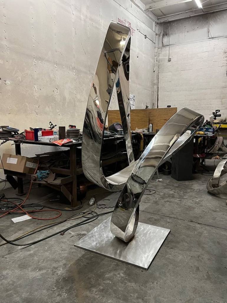 Original Art Deco Abstract Sculpture by Eugene Perry