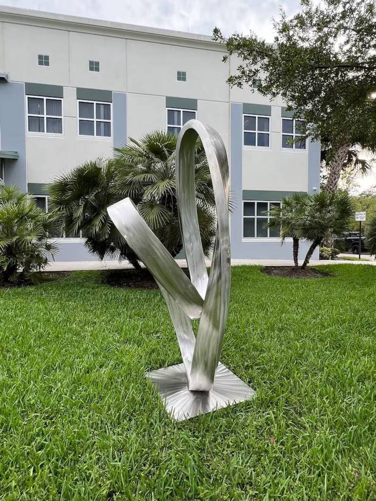 Original Art Deco Abstract Sculpture by Eugene Perry