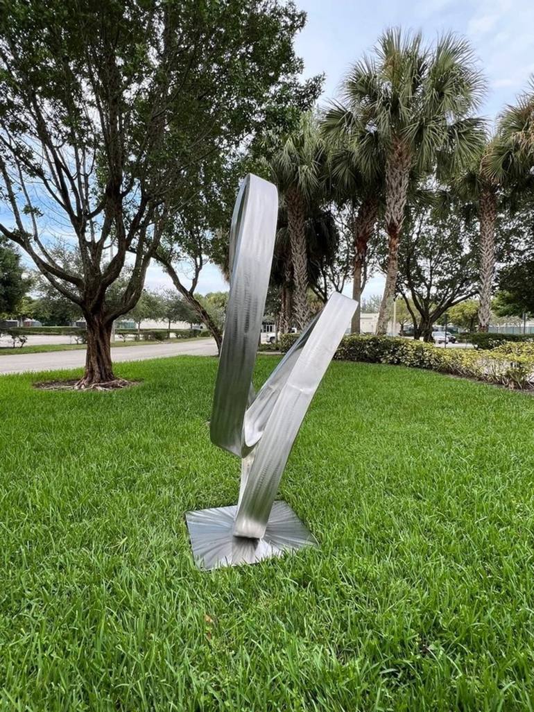Original Art Deco Abstract Sculpture by Eugene Perry