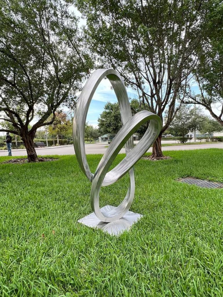 Original Art Deco Abstract Sculpture by Eugene Perry
