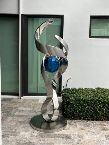 Original Art Deco Abstract Sculpture by Eugene Perry