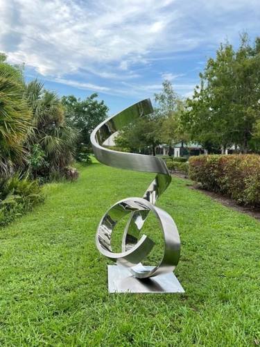 Original Art Deco Abstract Sculpture by Eugene Perry