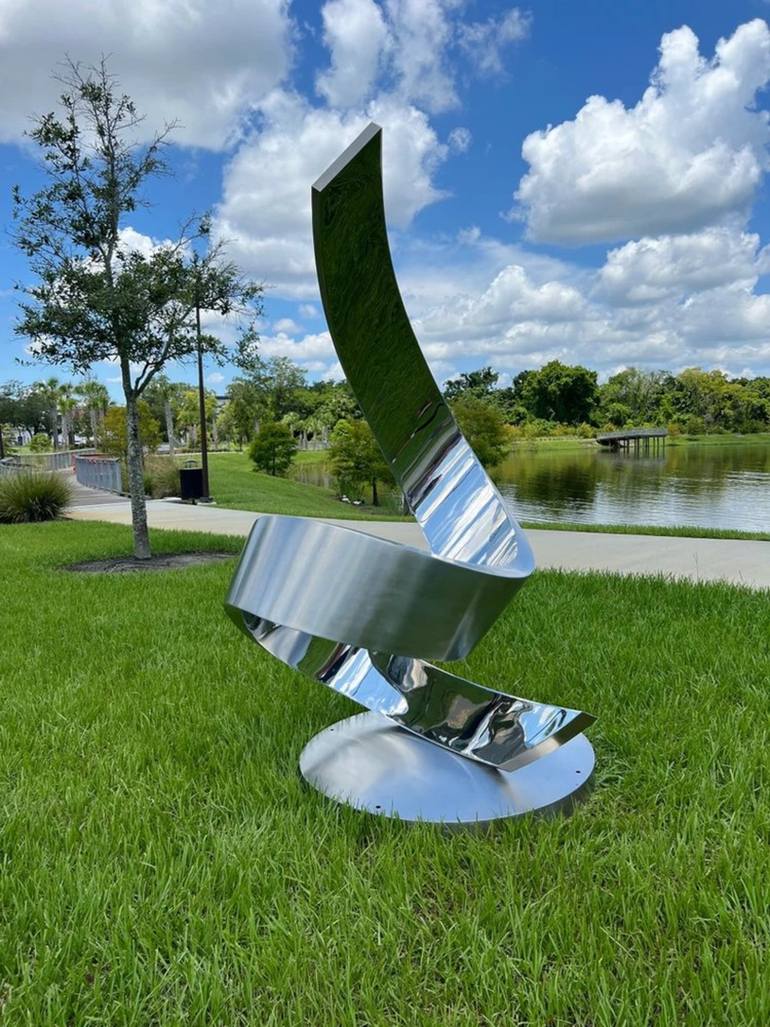 Original Art Deco Abstract Sculpture by Eugene Perry