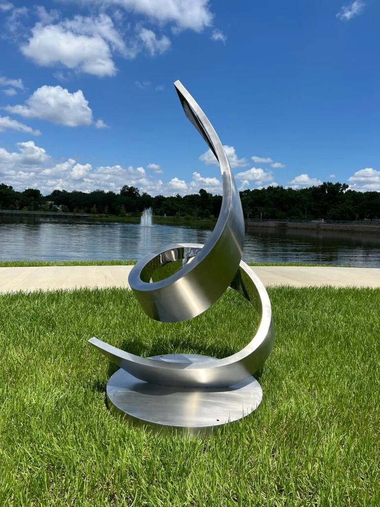 Original Art Deco Abstract Sculpture by Eugene Perry