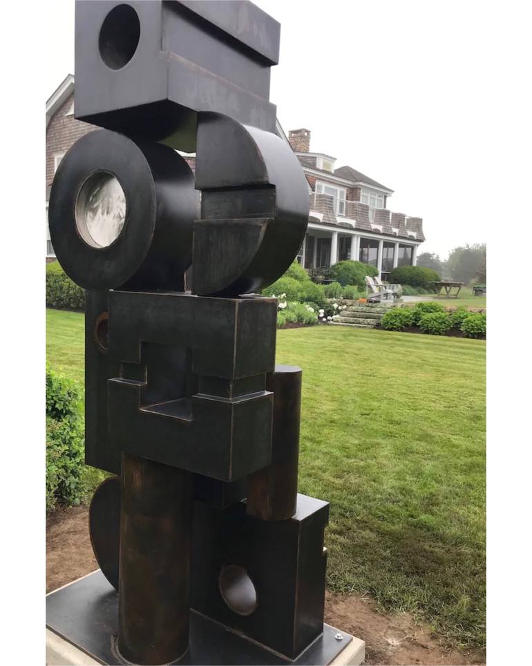 Original Industrial Abstract Sculpture by Eugene Perry