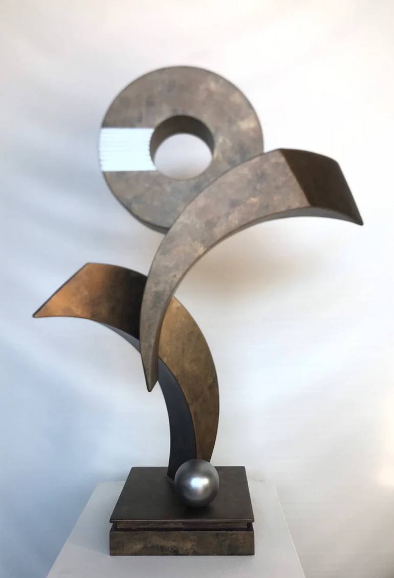 Original powder coat Abstract Sculpture by Eugene Perry