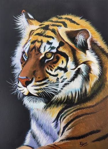 Original Photorealism Animal Paintings by d shiva prasad reddy