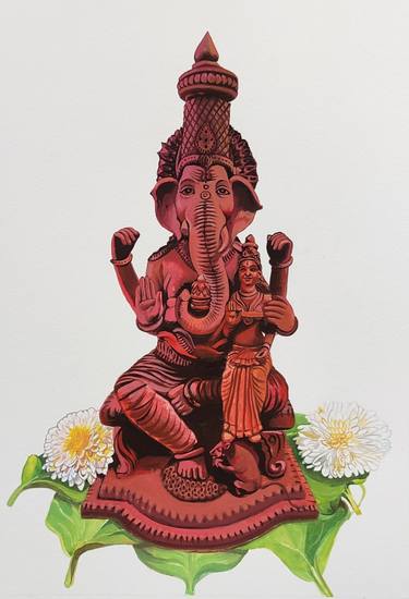 Original Conceptual Religious Paintings by d shiva prasad reddy