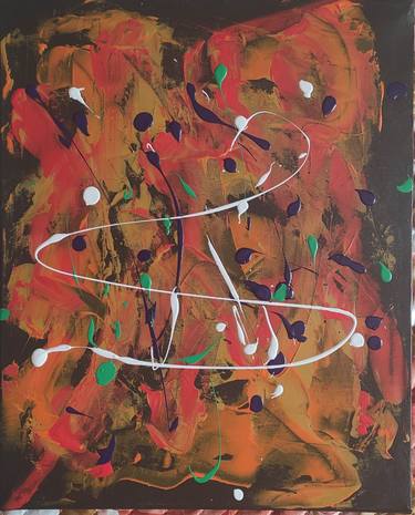 Original Fine Art Abstract Paintings by Andrew Silver