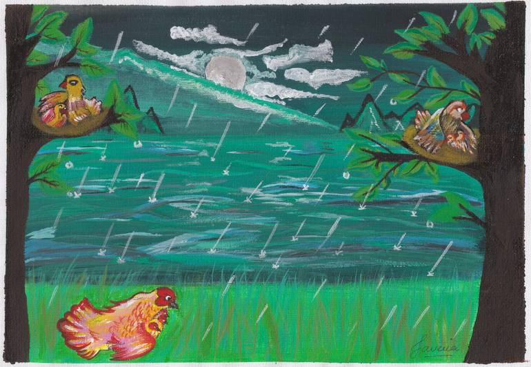 Print of Conceptual Animal Paintings by Javeria Imtiaz