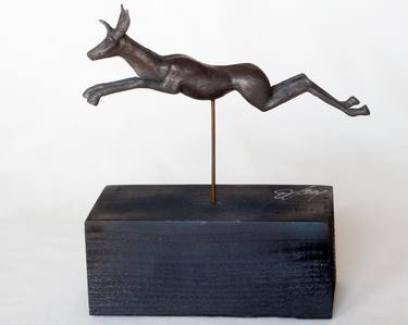 Original Figurative Animal Sculpture by Deborah Laux