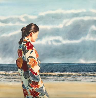 Print of Photorealism Beach Paintings by Vincent Buell
