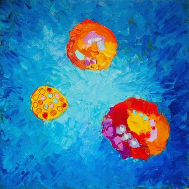 Original Fine Art Abstract Paintings by Leila Koliada