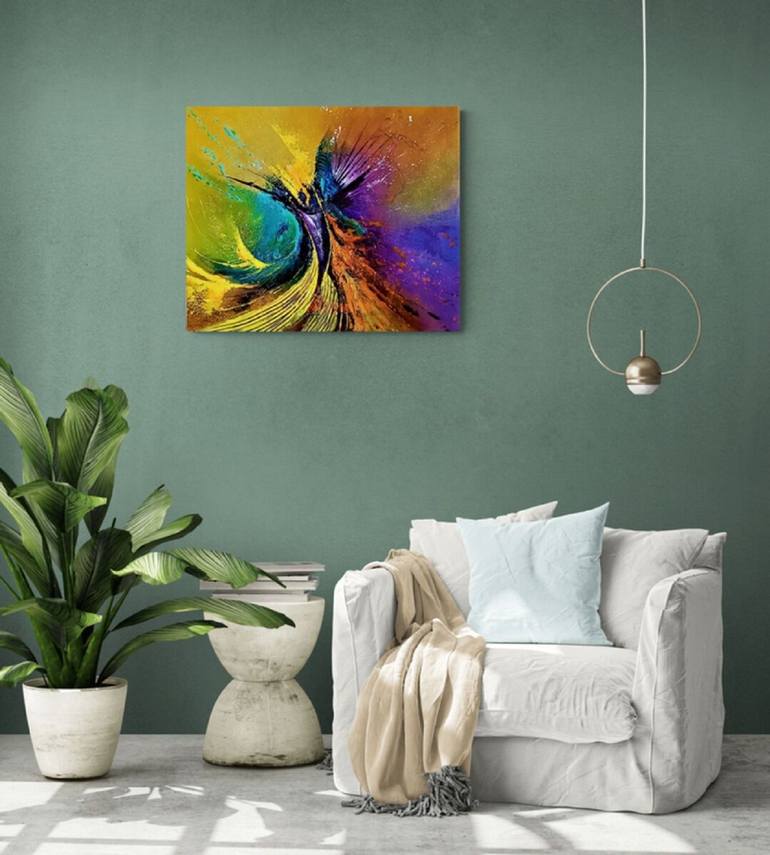 Original Abstract Painting by Patrice BRU