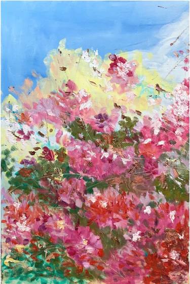 Original Impressionism Floral Paintings by Natalya Kochmarev