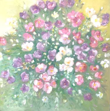 Original Impressionism Floral Paintings by Natalya Kochmarev