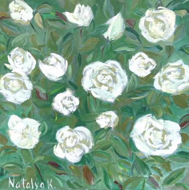 White roses thumb