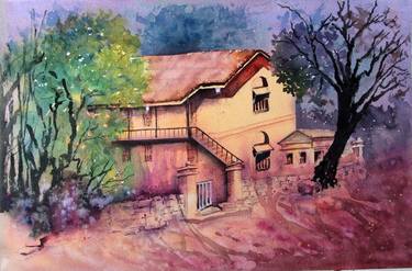 Original Landscape Paintings by Satish Ratnaparkhi