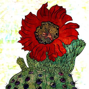 Original Botanic Mixed Media by Anita Pfeiffer