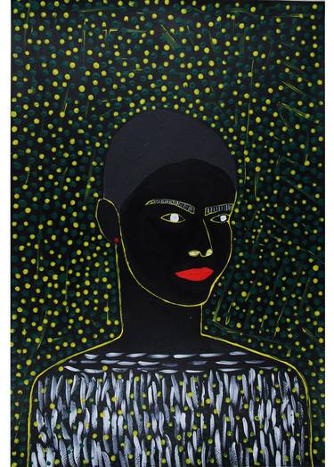 EFUA African Painting | Yigha Art | 375 x 555 mm thumb