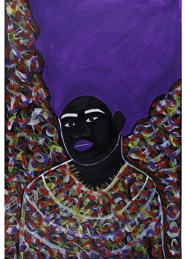Alicia Art work | African Painting | 375 x 555 mm thumb