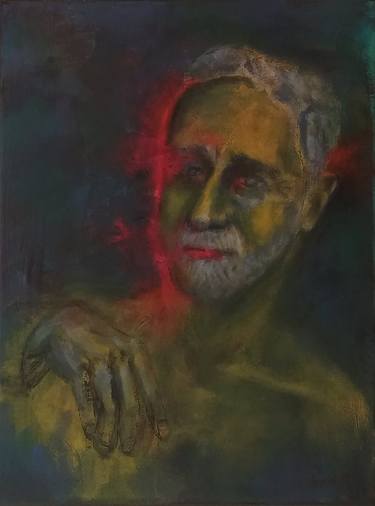 Print of Expressionism Portrait Paintings by Jacob Rosenberg