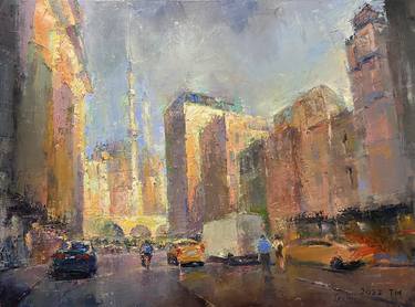 Original Impressionism Cities Paintings by Maxim Tashenov