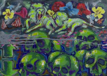 Original Expressionism Popular culture Painting by Basti Devlieger