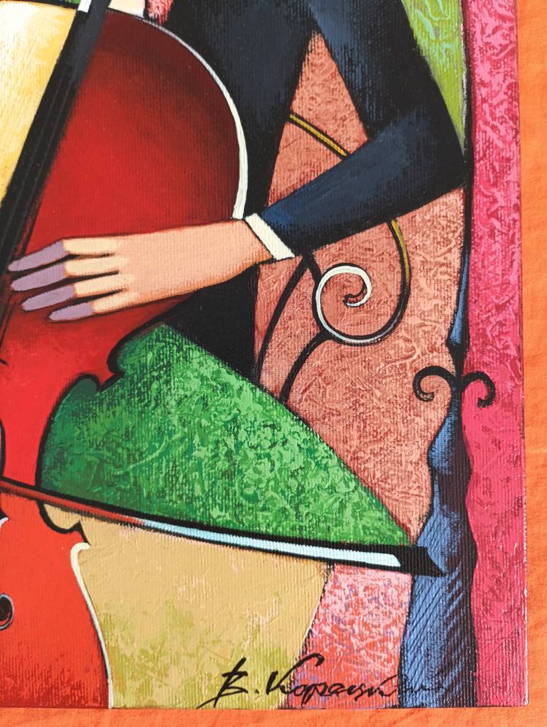 Original Abstract Music Painting by Viacheslav Koretskyi
