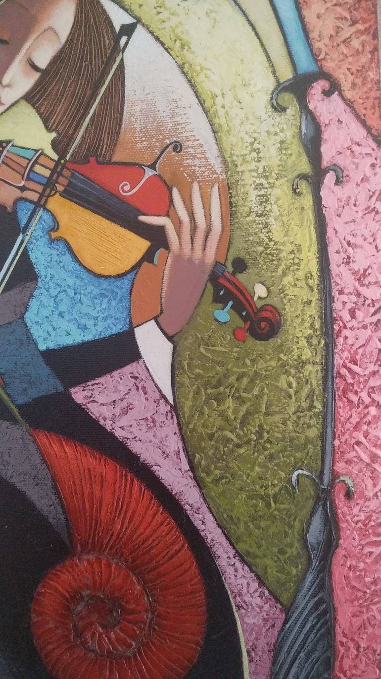Original Abstract Music Painting by Viacheslav Koretskyi