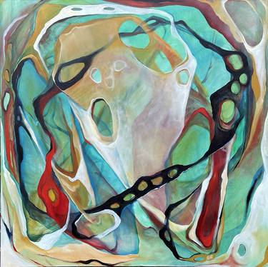 Original Conceptual Abstract Paintings by Erin Garrity-Duffey