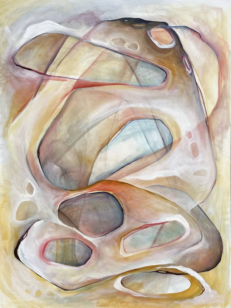 Original Conceptual Abstract Painting by Erin Garrity-Duffey