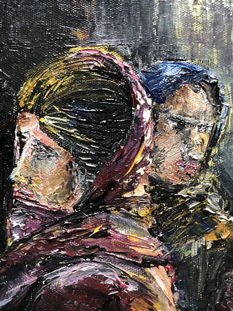 Original Contemporary People Painting by SAIF AHMAD