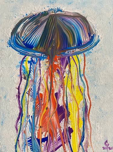 Original Abstract Animal Painting by Cam Creates Art Studio
