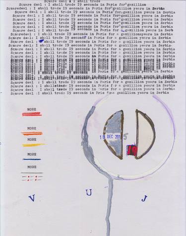 Print of Conceptual Time Drawings by Milos Vujasinovic