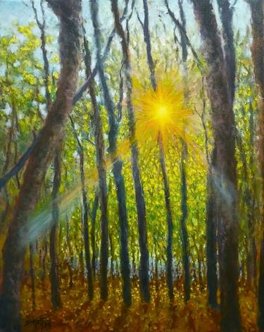 Original Impressionism Light Paintings by Keith Burnett