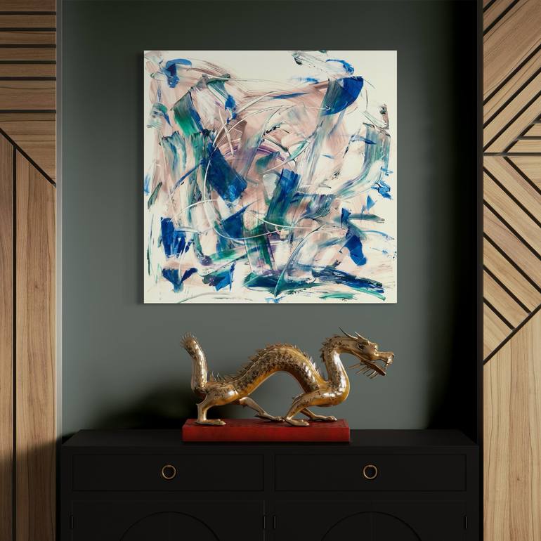 Original Abstract Expressionism Abstract Painting by Michelle Hold