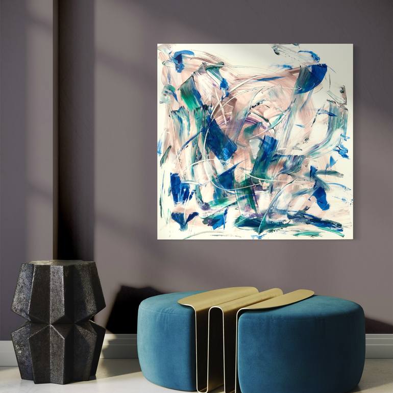 Original Abstract Expressionism Abstract Painting by Michelle Hold