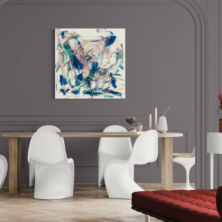 Original Abstract Expressionism Abstract Painting by Michelle Hold
